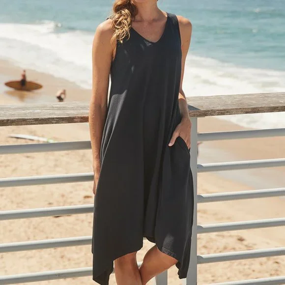 knotted halter dress Betsy Adam Satin Knot Halter Neck Sleeveless Sheath Mother of the Bride Dress, Womens, 10, Navy main image 1